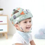 Gorro protector de cabeza anticaída transpirable para bebé Gorro protector para bebé Gorro de parachoques para niños pequeños, especificaciones:, Green Forest - Imagen 2