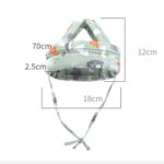 Gorro protector de cabeza anticaída transpirable para bebé Gorro protector para bebé Gorro de parachoques para niños pequeños, especificaciones:, Green Forest - Imagen 3