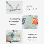 Gorro protector de cabeza anticaída transpirable para bebé Gorro protector para bebé Gorro de parachoques para niños pequeños, especificaciones:, Green Forest - Imagen 7