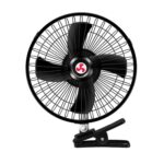 Clip de fijación potente para coche, ventilador eléctrico de alta potencia eólica, especificación:, 10 inch Black 12V