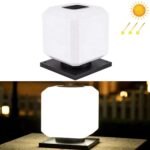 003 Solar Square Outdoor Post Light LED Luces de pared a prueba de agua, Tamaño:, 25cm (White Light)