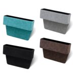 DE RAN FU Caja de almacenamiento para asiento de automóvil Portavasos Fur Citrine Phone Caja de almacenamiento para artículos diversos, 6030 Grey - Imagen 2