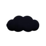 Máscara de ojos de nube 3D Seda de hielo Rebote lento Espuma viscoelástica Dormir Confort Máscara de ojos, Cloud  Black
