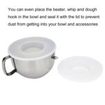 Para KitchenAid, 2 uds., cubiertas para cuencos, 6QT, cuenco para mezclar, accesorios para máquinas de cocina - Imagen 3