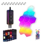 Gaming Ambient Light Smart Chiclet Backdrop Quantum Wall Light, Versiones:, 10pcs Bluetooth