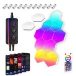 Gaming Ambient Light Smart Chiclet Backdrop Quantum Wall Light, Versiones:, 12pcs Bluetooth