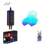 Gaming Ambient Light Smart Chiclet Backdrop Quantum Wall Light, Versiones:, 3pcs WIFI