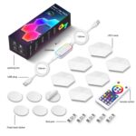 Gaming Ambient Light Smart Chiclet Backdrop Quantum Wall Light, Versiones:, 6pcs WIFI - Imagen 2