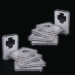 10 Uds. Caja de clasificación de identificación de monedas conmemorativas caja de colección de monedas, White (27mm)