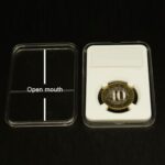 10 Uds. Caja de clasificación de identificación de monedas conmemorativas caja de colección de monedas, White (27mm) - Imagen 4
