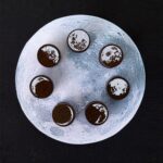 5 PCS Moon Phase Series Manual Decoración DIY Sello de madera - Imagen 3