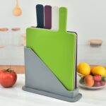 4 PCS / Set Juego de tablas de cortar de plástico clasificado multifunción, Plastic