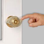 3 uds luz nocturna cerraduras de puerta cubierta espesada suave anticolisión almohadilla casa puerta cerradura cubierta protectora, 3PCS Transparent