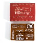 MOCARD 7 en 1 Juego de sellos de madera Manual Material de bricolaje, 7 In 1 Listening Wind, 7 In 1 Senyu Traveler, 7 In 1 Handicraft Diary, 7 In 1 Floating