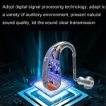 EN-T201A Máquina digital Amplificador de sonido para audífonos de carga para ancianos, EN-T201A Metal Blue - Imagen 5