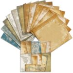 2 juegos PA2022 DIY álbum portapapeles manual tarjeta papel de fondo, PA2022