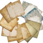 2 juegos PA2022 DIY álbum portapapeles manual tarjeta papel de fondo, PA2022 - Imagen 2