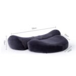 Almohada de masaje de calefacción de espuma viscoelástica de rebote lento 3D - Imagen 3