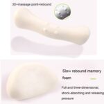 Almohada de masaje de calefacción de espuma viscoelástica de rebote lento 3D - Imagen 4