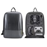 Para DJI AVATA bolsa de almacenamiento carcasa dura impermeable bolso de hombro mochila, Style 1 Brushed Gray Black Inner