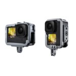 Caja de marco de aleación de aluminio TELESIN para GoPro Hero11 Black / HERO10 Black / HERO9 Black, Especificaciones:, Vertical Shooting Set - Imagen 2