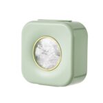 2 PCS Cocina de gran capacidad Envoltura adhesiva Organizador Montado en la pared Gorro de ducha Estante de almacenamiento, 2 PCS Green