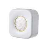 2 PCS Cocina de gran capacidad Envoltura adhesiva Organizador Montado en la pared Gorro de ducha Estante de almacenamiento, 2 PCS White