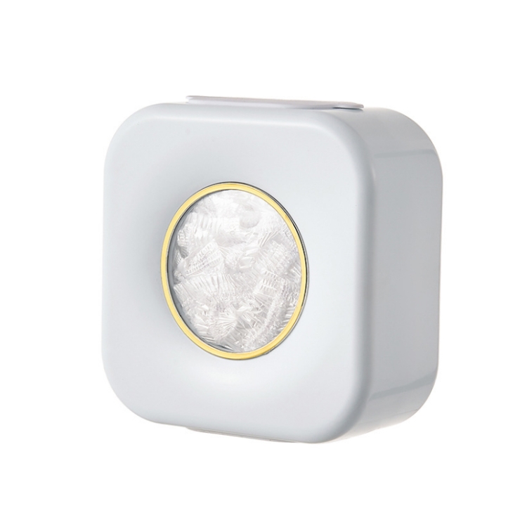 TBD0603087601B.jpg 2 PCS Cocina de gran capacidad Envoltura adhesiva Organizador Montado en la pared Gorro de ducha Estante de almacenamiento, 2 PCS White - Imagen 1