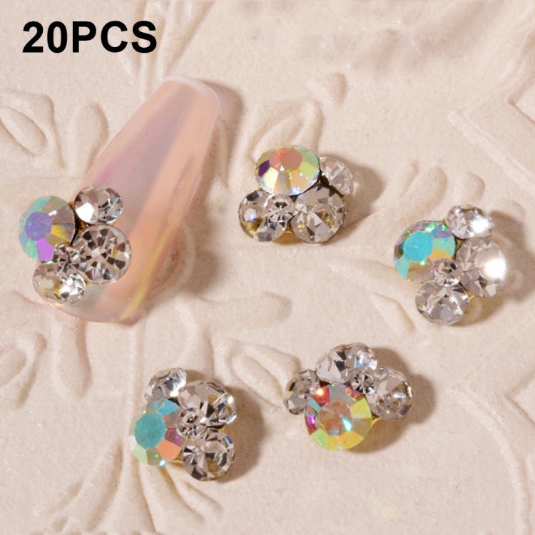 TBD0603088601C.jpg 20 piezas de joyas de uñas apiladas accesorios de pegatinas de diamantes para uñas, H524 - Imagen 1