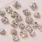 20 piezas de joyas de uñas apiladas accesorios de pegatinas de diamantes para uñas, H525 - Imagen 2
