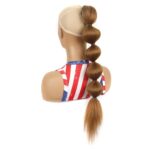 DLMW01 Peluca peluda con forma de burbuja, cola de caballo con cordón, pelucas de cola de caballo largas, esponjosas, especificaciones:, 27