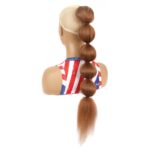 DLMW01 Peluca peluda con forma de burbuja, cola de caballo con cordón, pelucas de cola de caballo largas, esponjosas, especificaciones:, 30