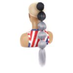 DLMW01 Peluca peluda con forma de burbuja, cola de caballo con cordón, pelucas de cola de caballo largas, esponjosas, especificaciones:, BT0906
