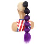 DLMW01 Peluca peluda con forma de burbuja, cola de caballo con cordón, pelucas de cola de caballo largas, esponjosas, especificaciones:, 1BT51P