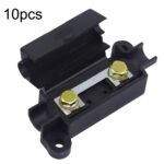 10 Uds. Bloque de fusibles de perno de horquilla pequeña caja de fusibles de aire acondicionado de coche portafusibles, 10pcs Fuse Holder