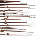 Kit de reparación de esfera de reloj de cuarzo, piezas de reloj de pared DIY, especificaciones:, Movement+S03 Wooden Needle - Imagen 2