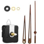 Kit de reparación de esfera de reloj de cuarzo, piezas de reloj de pared DIY, especificaciones:, Movement+S04 Wooden Needle