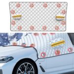 SUITU R-3945 Car Winter Front Glass Snow Shield Descongelar Sunshade Engrosado Car Clothing, Style:, 12 Magnets Three Layers Thickened