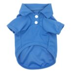 Polo de color caramelo para perros Ropa de manga corta para mascotas, XS