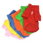 Polo de color caramelo para perros Ropa de manga corta para mascotas, XS - Imagen 2