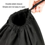 Bolsa con cordón impermeable para casco de motocicleta MESOROCK para montar al aire libre, Yellow, Black - Imagen 3