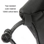 Bolsa con cordón impermeable para casco de motocicleta MESOROCK para montar al aire libre, Yellow, Black - Imagen 4