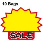 10 bolsas 21x15cm Etiqueta de precio de producto Etiqueta de precio de supermercado Etiqueta de precio de explosión, WM202