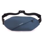 HAOSHUAI 1100-20 Riñonera para hombre Bolsa para teléfono móvil para correr al aire libre, 1100-20 Dark Blue