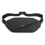 HAOSHUAI 1100-20 Riñonera para hombre Bolsa para teléfono móvil para correr al aire libre, 1100-20 Black
