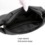 HAOSHUAI 1100-20 Riñonera para hombre Bolsa para teléfono móvil para correr al aire libre, 1100-20 Dark Blue - Imagen 3