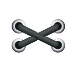 10 PCS Shoelace Car Sticker Body Cover Up Scratch Patch Sticker, Cross Black Shoelace