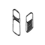 Juego de 2 pegatinas para el botón de respuesta del volante para Infiniti G35/G37/G25/Q60
