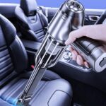 SUITU Aspirador de mano inalámbrico con carga húmeda y húmeda para automóvil, estilo:, Brushless Silver Gray