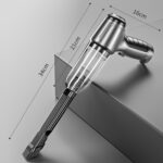SUITU Aspirador de mano inalámbrico con carga húmeda y húmeda para automóvil, estilo:, Brushless Silver Gray - Imagen 3